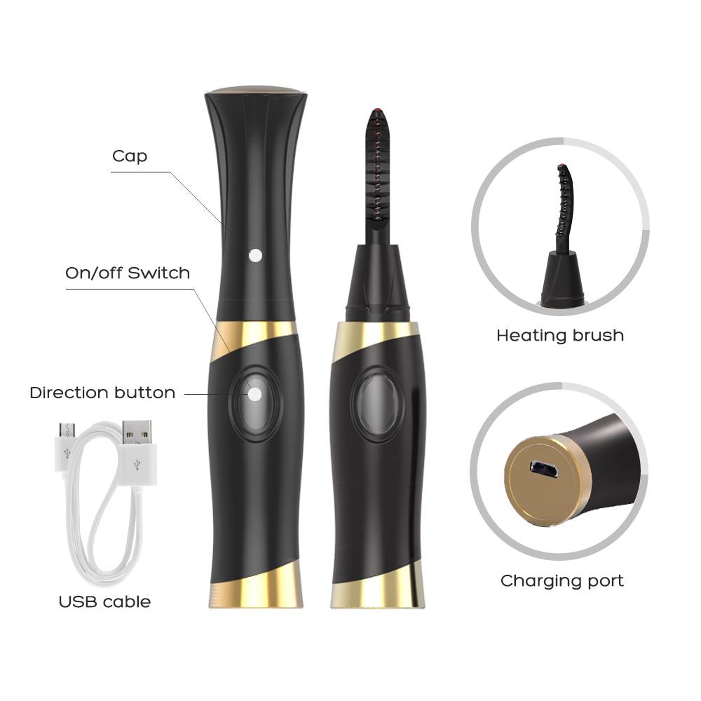 Zlime Portable Lash Lift Electric Usb Charging Heated Eyelash Curler For Ladies